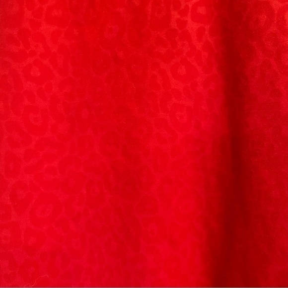 Zyia Leggings Light N Tight Cross Front Red Leopard Print Ruched Back Size 20 - Picture 2 of 6